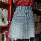 Minigonna Levi's denim chiara w25