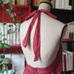 Top rosso pois