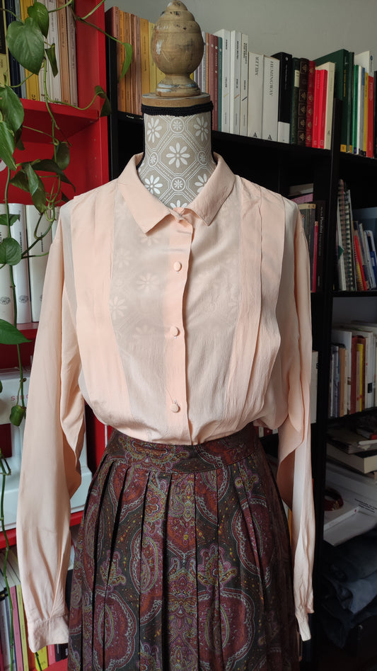 Camicia in seta pesca