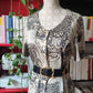 Abito Vladim animalier patchwork