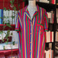 Camicia a righe rossa