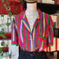 Camicia a righe rossa