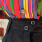 Pantaloni neri con pinces