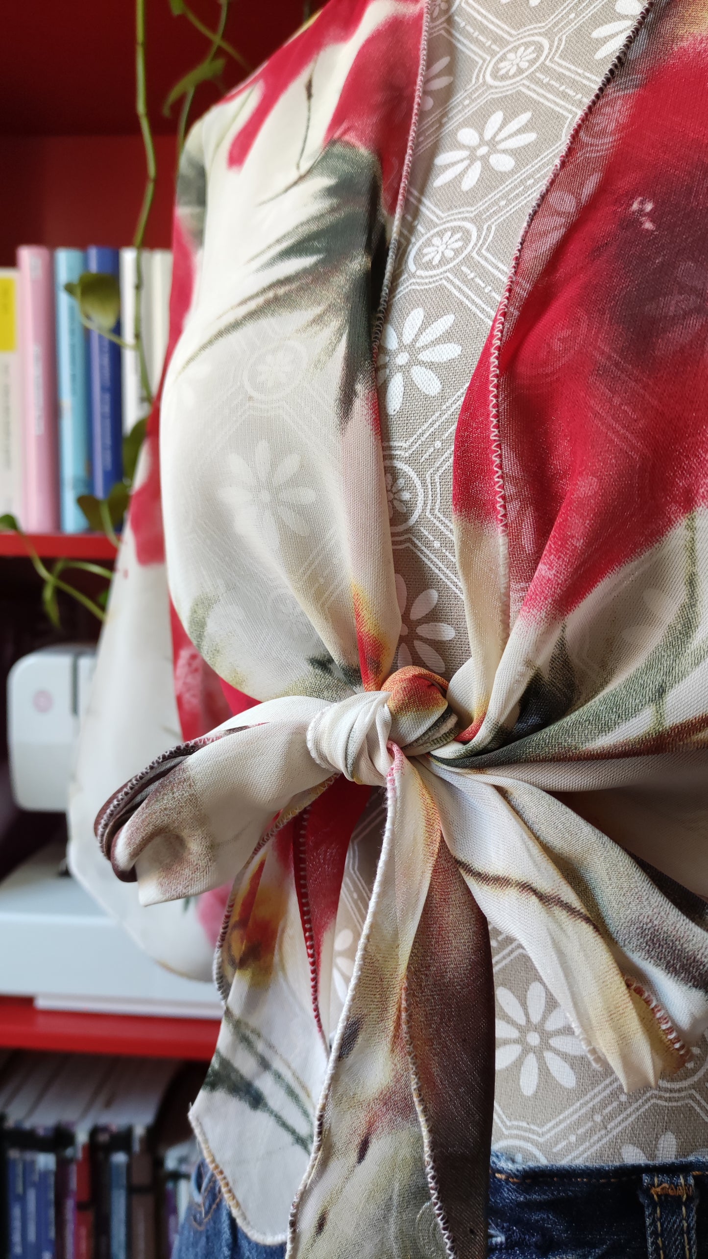 Camicia velata crop