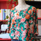 Camicia crop in seta