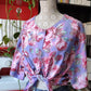 Camicia floreale tie top