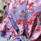 Camicia floreale tie top