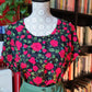 Blusa rose rosse