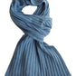 sciarpa a coste in 100% cashmere (15 colori disponibili)