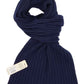 sciarpa a coste in 100% cashmere (15 colori disponibili)