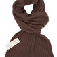 sciarpa a coste in 100% cashmere (15 colori disponibili)