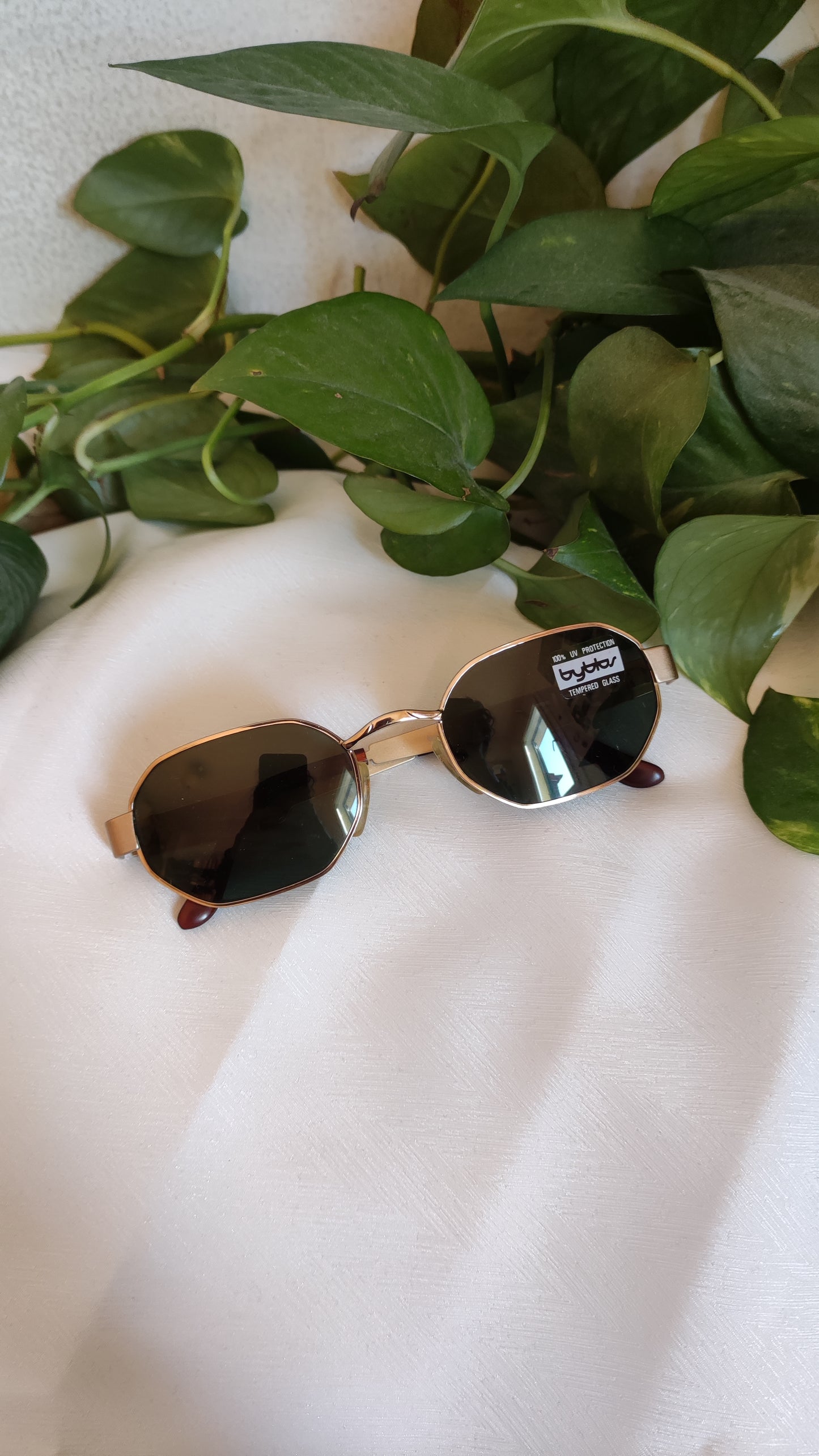 Occhiali da sole vintage Byblos metallo