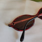 Occhiali da sole vintage Oliver bordeaux