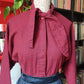 Camicia blu e rossa