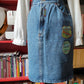 Gonna denim toppe
