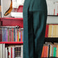 Pantaloni verdi in lana